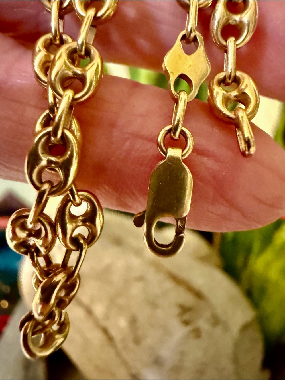 14 karat gold, mariner chain - Picture 5 of 5